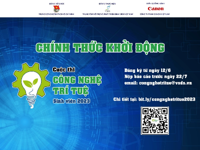 Chính thức khởi động - cuộc thi “Công nghệ trí tuệ Sinh viên” năm 2023