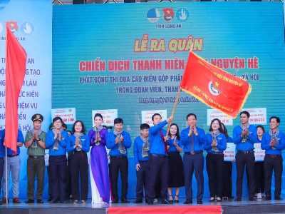 Trường DLA tham gia lễ ra quân Chiến dịch Thanh niên tình nguyện hè 2023